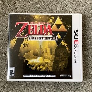 The Legend of Zelda: A Link Between Worlds 3DS game.